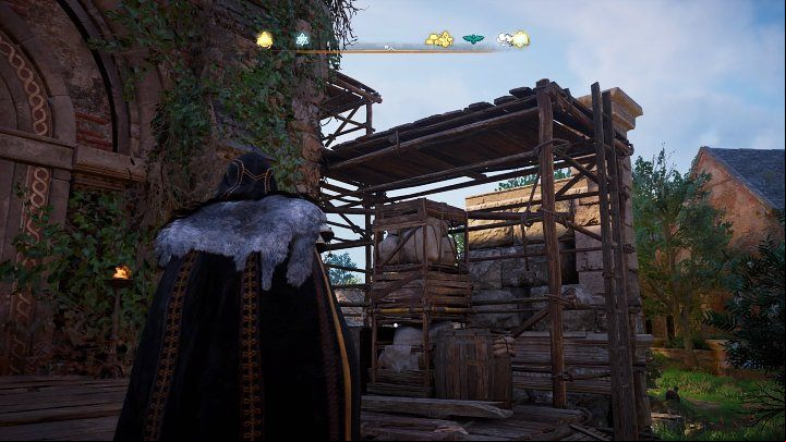 The task is to illuminate the wooden lectern, and the pious Asser will take this as a sign from God - Assassins Creed Valhalla: Asser - Wincestre - Assassins Creed Valhalla Guide and Walkthrough