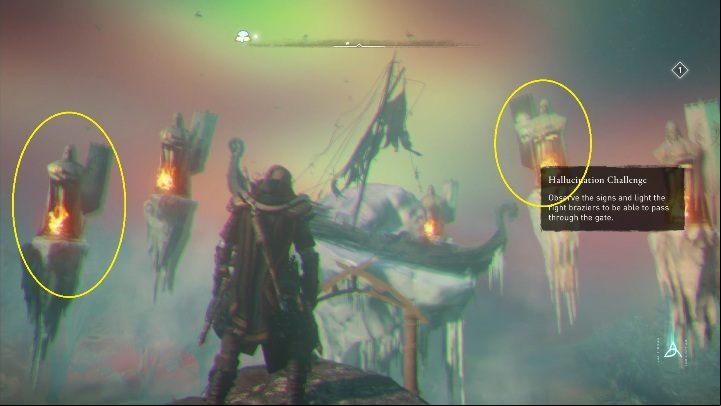 To complete this side activity you need to change the color of the fires where the statues with black banner are located - Assassins Creed Valhalla: Fly Agaric - Glowecestrescire secrets, locations - Glowecestrescire - Assassins Creed Valhalla Guide and Walkthrough
