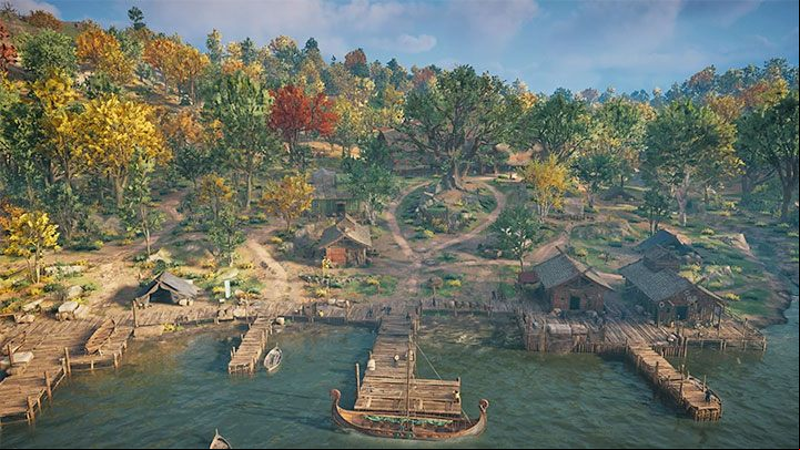 You will be able to establish a settlement soon after you arrive at England - Assassins Creed Valhalla: Settlement - functions and upgrades - Basics - Assassins Creed Valhalla Guide and Walkthrough