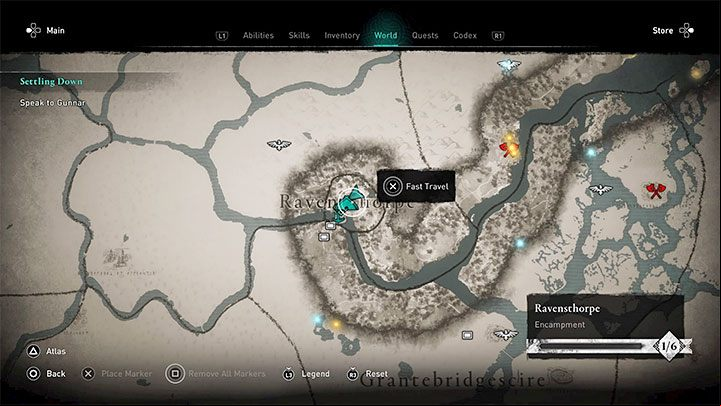 You can return to the settlement at any time during the game - Assassins Creed Valhalla: Settlement - functions and upgrades - Basics - Assassins Creed Valhalla Guide and Walkthrough