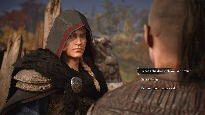 During the conversation you will find out that Ivarr has doubts about his brother Ubbe - you can ask what exactly is going on or remain impartial - Assassins Creed Valhalla: Rumors of the Ledecestre - Ledecestrescire - Assassins Creed Valhalla Guide and Walkthrough
