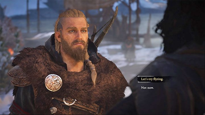 Flyting is one of the more interesting side activities – it is about insulting the other competitor - Assassins Creed Valhalla: Side activities - drinking games, Flyting - Basics - Assassins Creed Valhalla Guide and Walkthrough