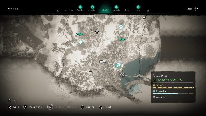 You will find the offering altar in the southern part of the map - Assassins Creed Valhalla: Offering Altar - Jotunheim secrets, locations - Jotunheim - Assassins Creed Valhalla Guide and Walkthrough