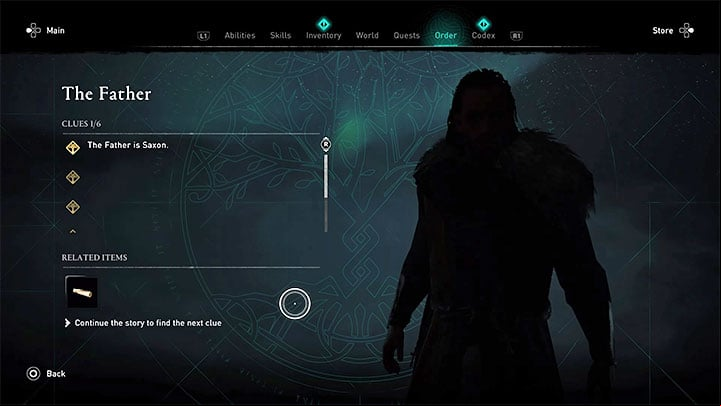 The Father is the nickname of the Grand Maegester, the leader of the Order of the Ancients - Assassins Creed Valhalla: The Grand Maegester (Order of the Ancients) - Order of the Ancients - Assassins Creed Valhalla Guide and Walkthrough