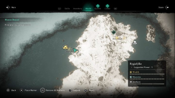 There are 14 ingots in Rygjafylke - Assassins Creed Valhalla: Rigjafylke map - Norway - Assassins Creed Valhalla Guide and Walkthrough