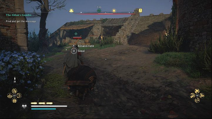 You will find the envoy on the ground floor in the tower in the company of several guards, but he will move away from them from time to time - Assassins Creed Valhalla: The Abbots Gambit - Cent - Assassins Creed Valhalla Guide and Walkthrough