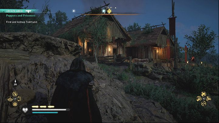 The Beamasfield settlement is well guarded - Assassins Creed Valhalla: Puppets and Prisoners - Cent - Assassins Creed Valhalla Guide and Walkthrough