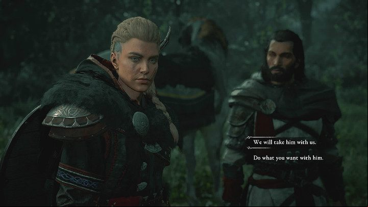 However, the fake Tedmund suggests a plan: Eivor and Basim can go to the nearby raiders' camp and protect them from Tedmund's soldiers - Assassins Creed Valhalla: Puppets and Prisoners - Cent - Assassins Creed Valhalla Guide and Walkthrough