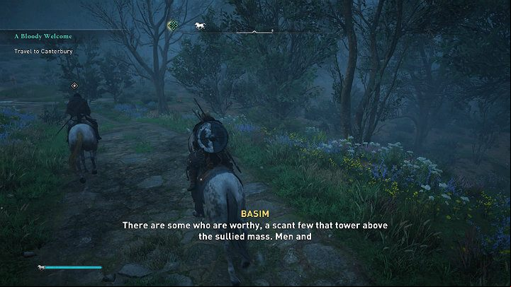 During a conversation with her guards, Fulke has revealed the location of her place in Canterbury - Assassins Creed Valhalla: A Bloody Welcome - Cent - Assassins Creed Valhalla Guide and Walkthrough