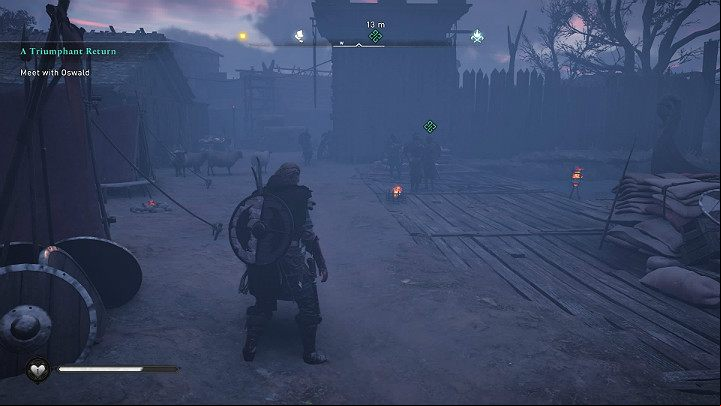 You will meet Oswald in the harbor - Assassins Creed Valhalla: A Triumphant Return - East Anglia - Assassins Creed Valhalla Guide and Walkthrough