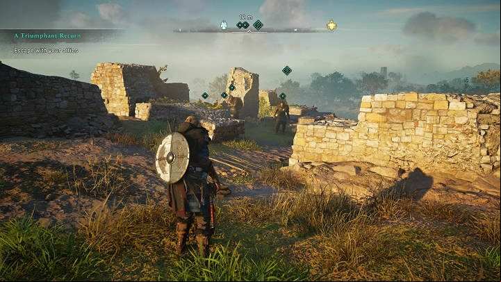 Reach the destination to your companions and complete the quest - Assassins Creed Valhalla: A Triumphant Return - East Anglia - Assassins Creed Valhalla Guide and Walkthrough