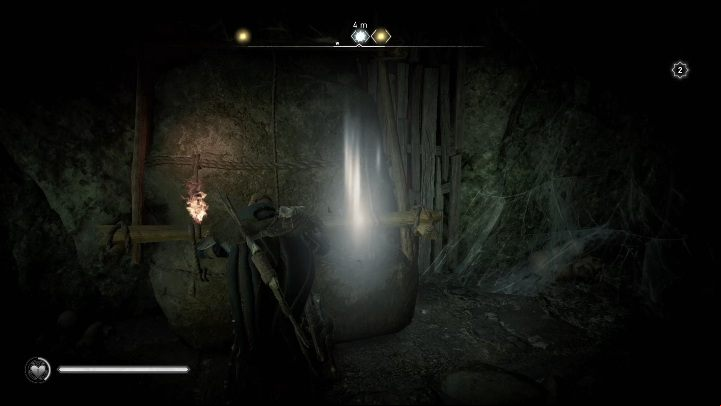 To get inside you have to destroy the boards that block the entrance - Assassins Creed Valhalla: Cursed Symbols - Essexe secrets, locations - Essexe - Assassins Creed Valhalla Guide and Walkthrough