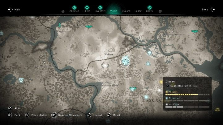 The offering altar can be found in the northern part of the map, near the border with another region - Assassins Creed Valhalla: Offering Altars - Essexe secrets, locations - Essexe - Assassins Creed Valhalla Guide and Walkthrough