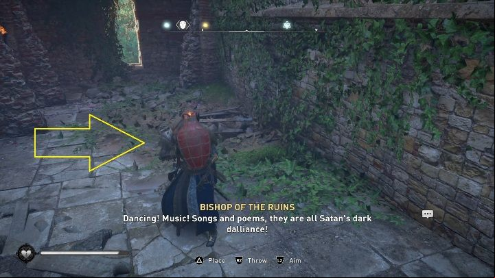 In order to get to it, you have to blow up the rocks that are preventing you from entering - Assassins Creed Valhalla: Roman artifact - Essexe secrets, locations - Essexe - Assassins Creed Valhalla Guide and Walkthrough