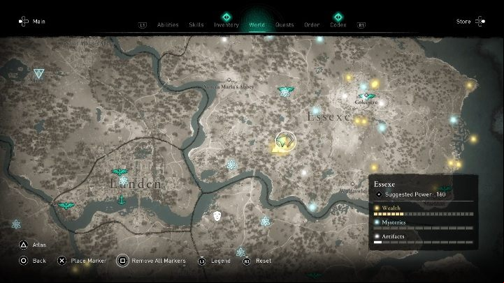 You will find this ability in the southern part of the map - Assassins Creed Valhalla: Abilities - Essexe secrets, locations - Essexe - Assassins Creed Valhalla Guide and Walkthrough