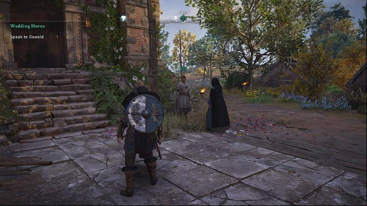 The wedding will take place in Elmenham - Assassins Creed Valhalla: Wedding Horns - East Anglia - Assassins Creed Valhalla Guide and Walkthrough