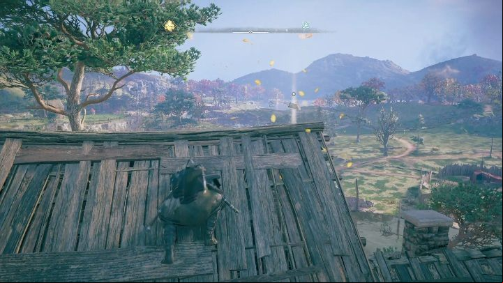 End: The card will stop at a small house near the start - Assassins Creed Valhalla: Flaying Paper - Sciropescire secrets, locations - Sciropescire - Assassins Creed Valhalla Guide and Walkthrough