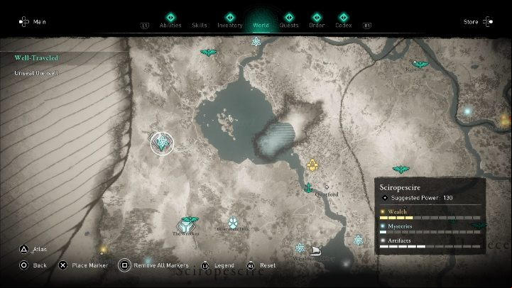Location: You will find the paper in the western part of the location - Assassins Creed Valhalla: Flaying Paper - Sciropescire secrets, locations - Sciropescire - Assassins Creed Valhalla Guide and Walkthrough