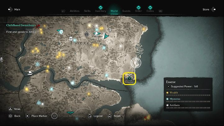 1 - Assassins Creed Valhalla: Childhood Sweetheart - Essexe - Assassins Creed Valhalla Guide and Walkthrough