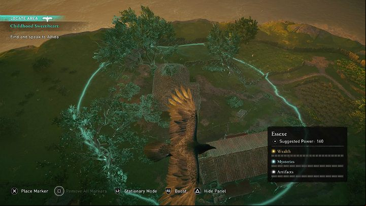 As far as we know, the woman is in Maeldun and you should find her in the last house on the cliff - Assassins Creed Valhalla: Childhood Sweetheart - Essexe - Assassins Creed Valhalla Guide and Walkthrough