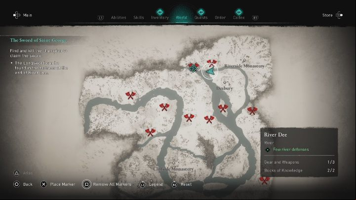 Camp: Deva Vietrix - Assassins Creed Valhalla: Saint Georges Set - list of all items, River Raids - Secrets - Assassins Creed Valhalla Guide and Walkthrough