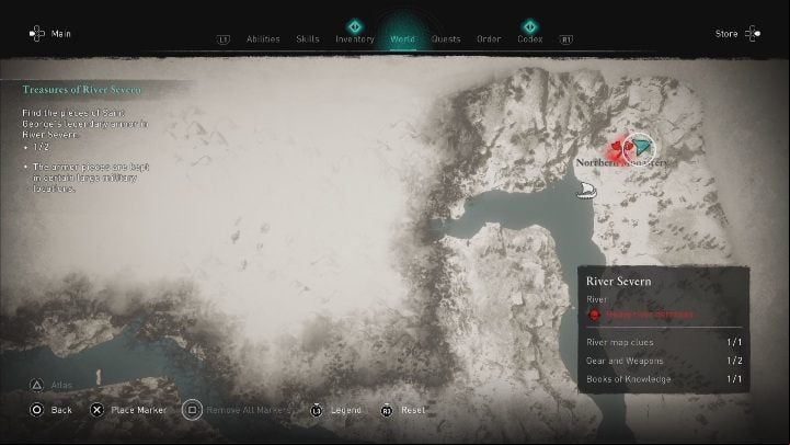 Camp: Northern Monastery - Assassins Creed Valhalla: River Map Clues - list of all, River Raids - Secrets - Assassins Creed Valhalla Guide and Walkthrough