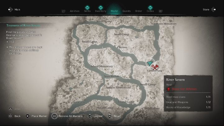 Camp: Lowlands Camp - Assassins Creed Valhalla: Treasures of the River Severn - Walkthrough - Assassins Creed Valhalla Guide and Walkthrough