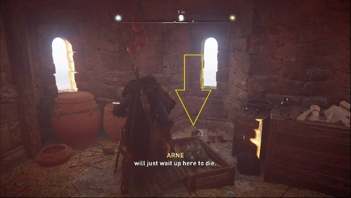 To get to the mask you have to destroy the lock in the door, the bow is perfect for this - Assassins Creed Valhalla: Roman Artifact - Cent secrets, locations - Cent - Assassins Creed Valhalla Guide and Walkthrough