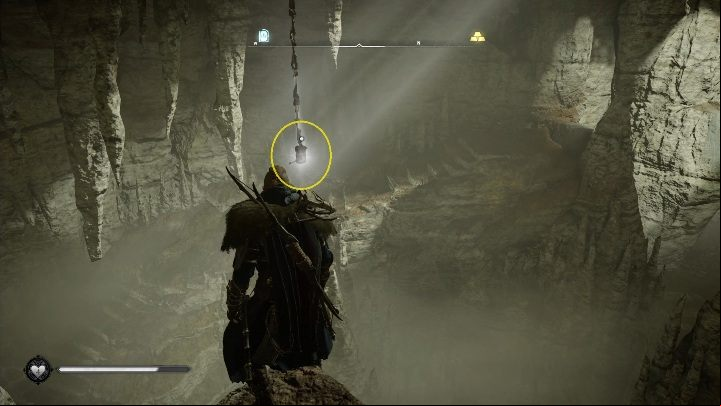 The Key of Agilityis quite easy to get, you just have to jump on the rocks until you reach the biggest chasm - Assassins Creed Valhalla: Treasure of Britain - Cent secrets, locations - Cent - Assassins Creed Valhalla Guide and Walkthrough