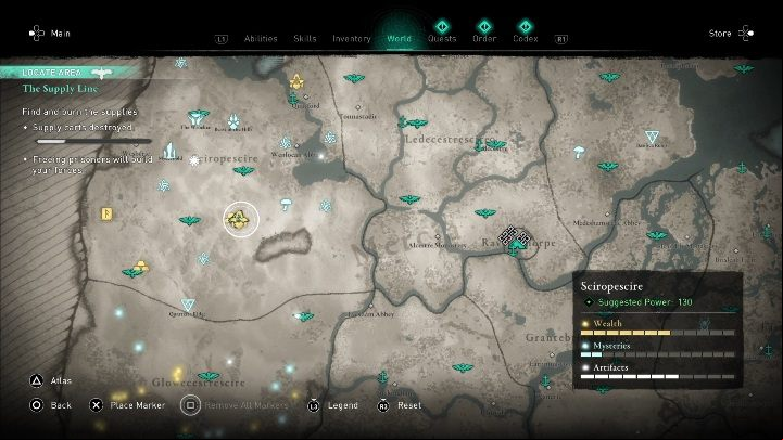 2 - Assassins Creed Valhalla: Gear - Sciropescire secrets, locations - Sciropescire - Assassins Creed Valhalla Guide and Walkthrough