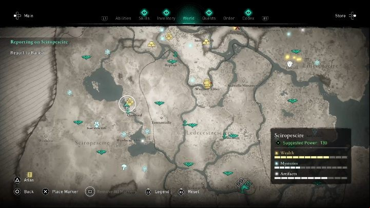 You will find it in Quatford City - Assassins Creed Valhalla: Gear - Sciropescire secrets, locations - Sciropescire - Assassins Creed Valhalla Guide and Walkthrough