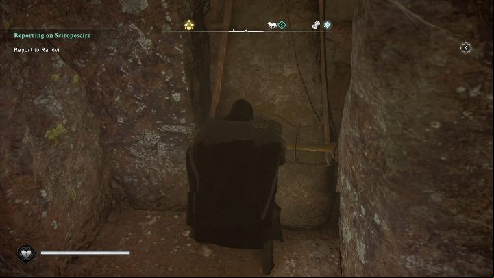 Proceed while removing any obstacles in your path - Assassins Creed Valhalla: Gear - Sciropescire secrets, locations - Sciropescire - Assassins Creed Valhalla Guide and Walkthrough
