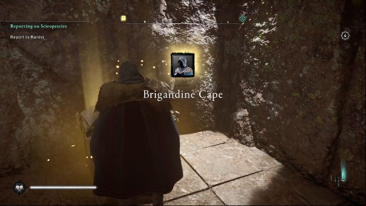 In the last part of the cave, on the left side, there is a chest - Assassins Creed Valhalla: Gear - Sciropescire secrets, locations - Sciropescire - Assassins Creed Valhalla Guide and Walkthrough