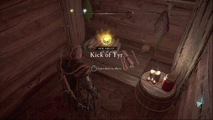 Usage: you push enemies and stun them for a few seconds - Assassins Creed Valhalla: All Books of Knowledge - melee combat - Secrets and collectibles - Assassins Creed Valhalla Guide and Walkthrough