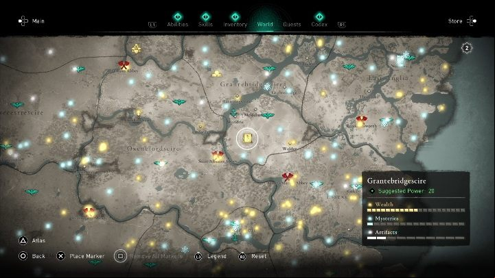 Location of the book of knowledge: Grantebridgescire, in the southern part of the map, near Meldeburne - Assassins Creed Valhalla: All Books of Knowledge - melee combat - Secrets and collectibles - Assassins Creed Valhalla Guide and Walkthrough