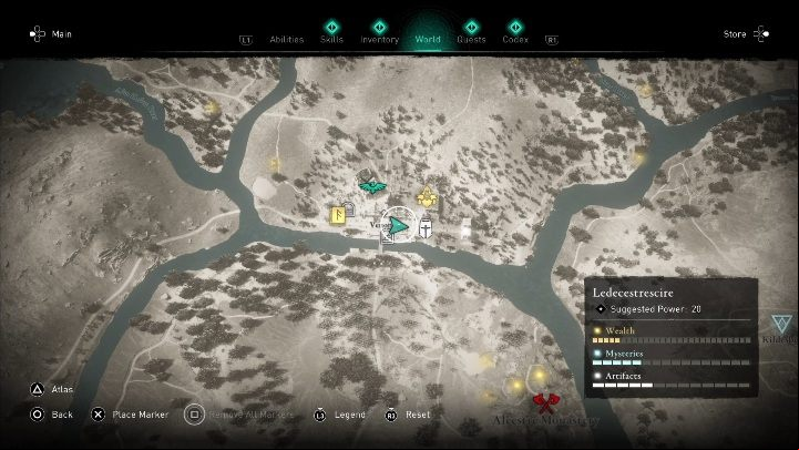 Location of the book of knowledge: Ledecestrescire, in the southern part of the map, in Venonis - Assassins Creed Valhalla: All Books of Knowledge - melee combat - Secrets and collectibles - Assassins Creed Valhalla Guide and Walkthrough