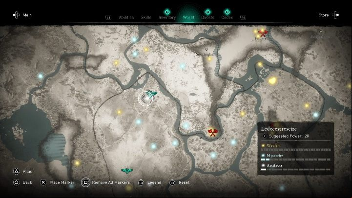 Region: Ledecestrescire - Assassins Creed Valhalla: All Rigsogur Fragments - Secrets and collectibles - Assassins Creed Valhalla Guide and Walkthrough