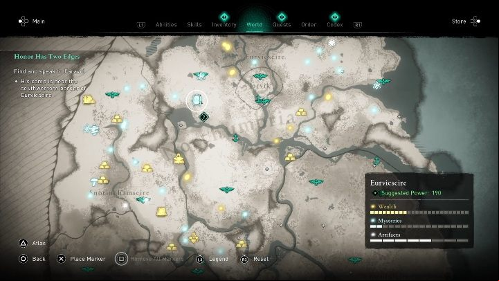 Region: Eurvicscire - Assassins Creed Valhalla: Excalibur - how to get it? - Legendary items - Assassins Creed Valhalla Guide and Walkthrough