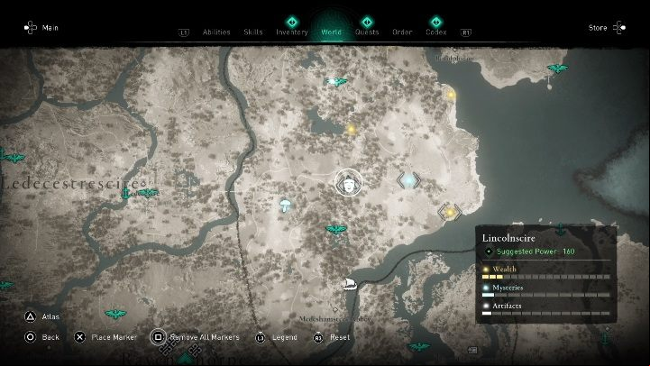You will find the mask in the Lincolnscire region south of Whisby - Assassins Creed Valhalla: Roman Artifact - Lincolnscire secrets, locations - Lincolnscire - Assassins Creed Valhalla Guide and Walkthrough