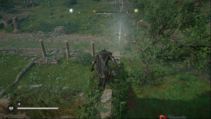 End: The paper will stop nearby the starting location, right by the big tree - Assassins Creed Valhalla: Flying Paper - Hamtunscire secrets, locations - Hamtunscire - Assassins Creed Valhalla Guide and Walkthrough