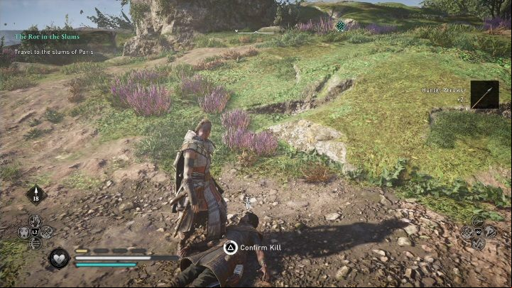 After that, just confirm the Hunter's death - AC Valhalla Siege of Paris: Frankish nobles, Melunois - secrets - Melunois - Assassins Creed Valhalla Guide and Walkthrough
