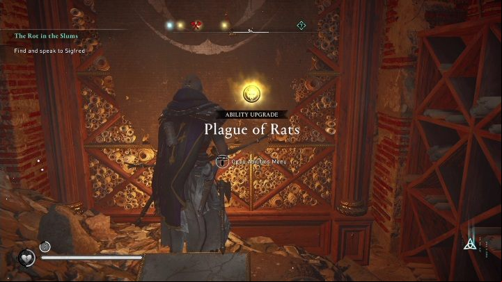 The treasure is located behind the walls - AC Valhalla Siege of Paris: Books of Knowledge (Abilities), Evresin - secrets - Evresin - Assassins Creed Valhalla Guide and Walkthrough