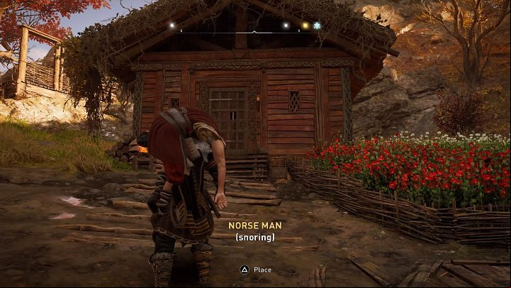 If you want to fulfill the sleeping Viking's request, put a man on the rump of your horse and ride to Grimsby - Assassins Creed Valhalla: Stray Naps - Lincolnscire - Assassins Creed Valhalla Guide and Walkthrough