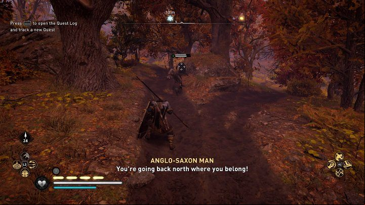 When you speak with him, you will find out that it was simply an ambush - Assassins Creed Valhalla: The Ignominious Bandit - Lincolnscire - Assassins Creed Valhalla Guide and Walkthrough
