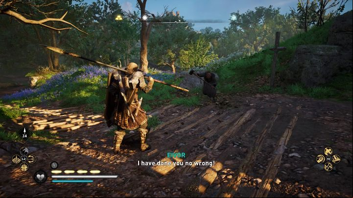 Exit the cave and you will be attacked by a deranged man - Assassins Creed Valhalla: A Prayer for Vengeance - Southsexe - Assassins Creed Valhalla Guide and Walkthrough