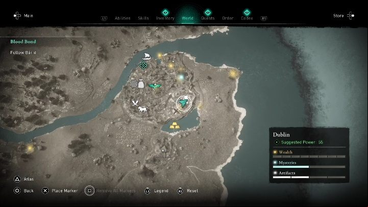 Location: You will find the card southeast of Kilchrist - AC Valhalla Wrath of the Druids: Flying Paper - Dublin secrets, location - Dublin - Assassins Creed Valhalla Guide and Walkthrough