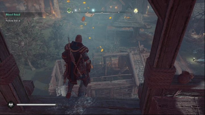 End: The card will stop at the top of the tower - AC Valhalla Wrath of the Druids: Flying Paper - Dublin secrets, location - Dublin - Assassins Creed Valhalla Guide and Walkthrough
