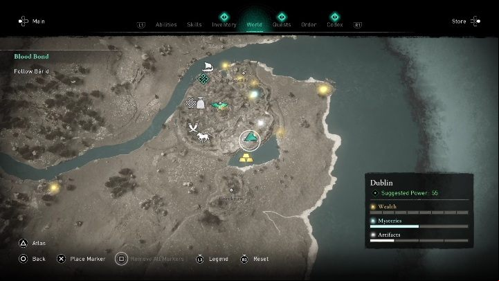 Tuatha De Danann can be found between the towns of Gortknaw and Kilchrist - AC Valhalla Wrath of the Druids: Irish Cycle Page - Dublin secrets, location - Dublin - Assassins Creed Valhalla Guide and Walkthrough