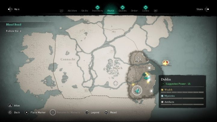1 - AC Valhalla Wrath of the Druids: Cairn - Dublin secrets, location - Dublin - Assassins Creed Valhalla Guide and Walkthrough