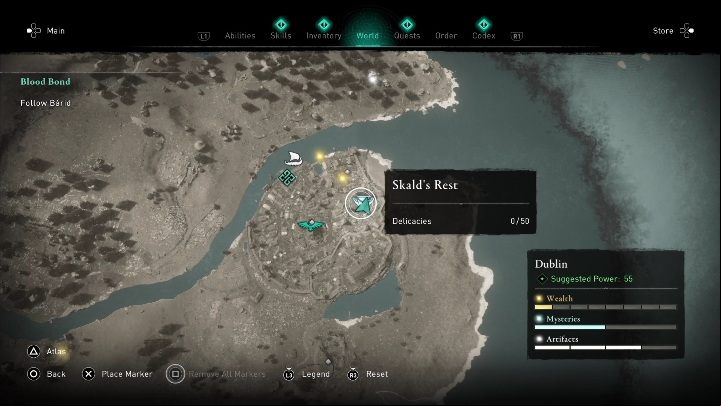 This Offering Altar is in the eastern part of the region, right next to the synchronization point - AC Valhalla Wrath of the Druids: Offering Altar - Dublin secrets, location - Dublin - Assassins Creed Valhalla Guide and Walkthrough